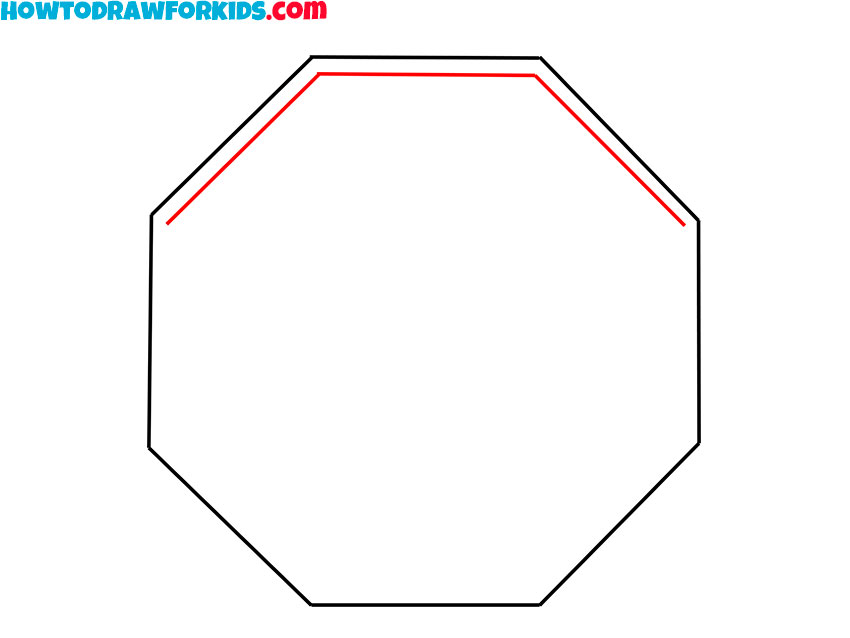 Add the top part of the inner border