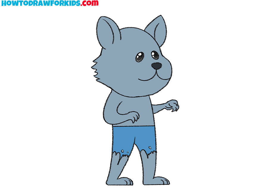 Add color to the werewolf