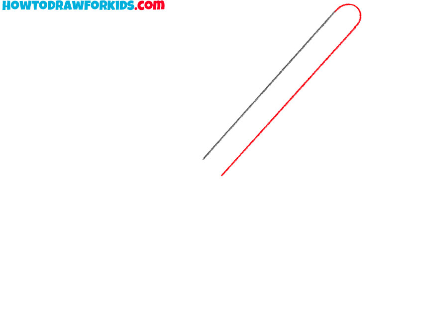 Add the second edge of the handle