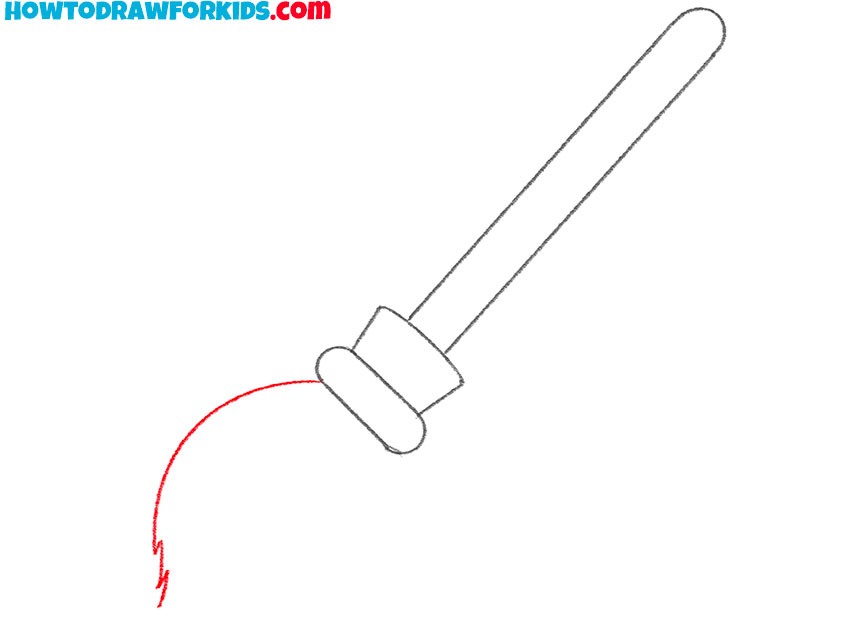 Start sketching the bristles