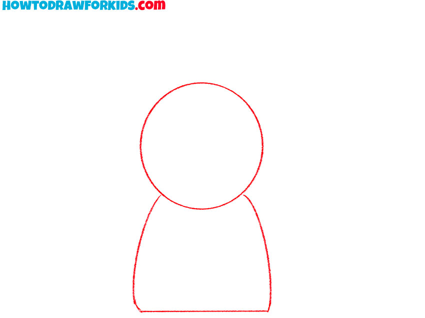 Build the head and robe foundation