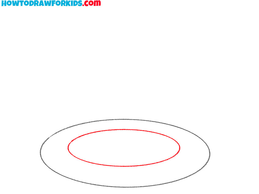 Sketch the base of the cone