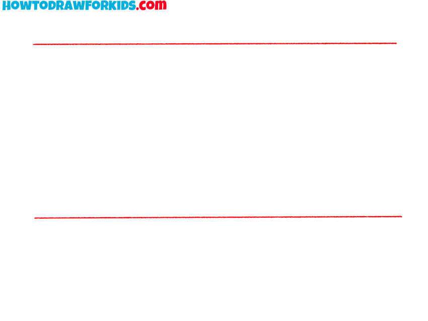 Sketch the top and bottom edges