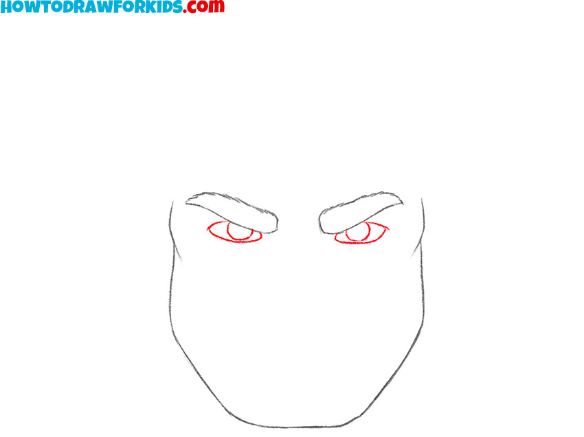draw the Hulk's eyes
