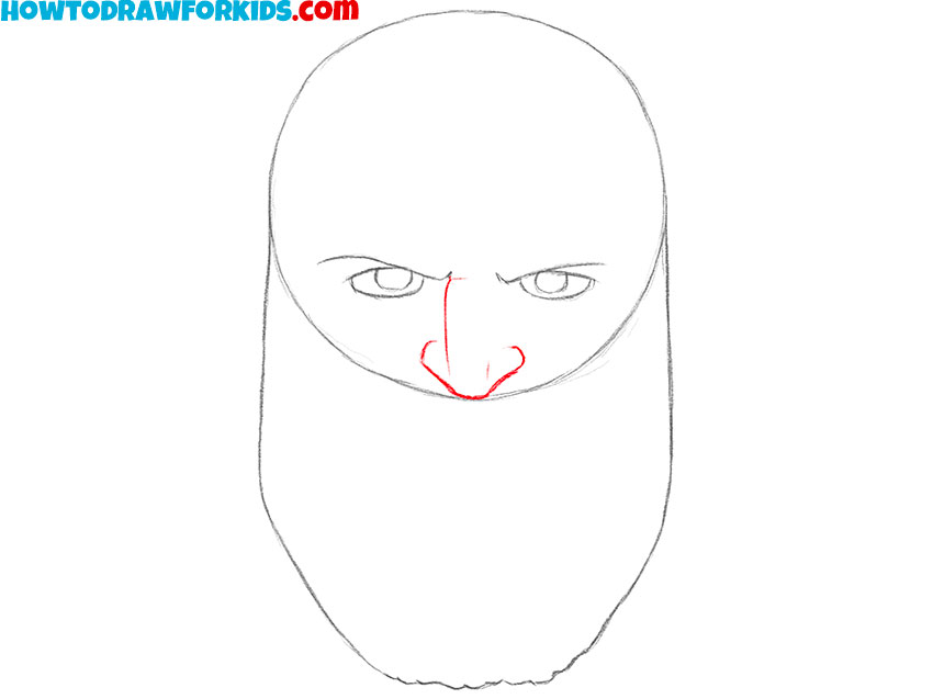 draw the nose