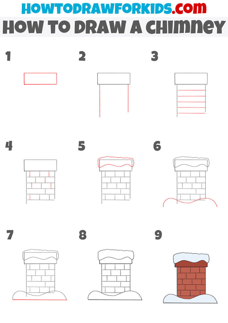 How to Draw a Chimney Easy Drawing Tutorial For Kids