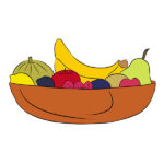 How to Draw a Fruit Bowl
