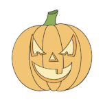 How to Draw a Pumpkin Face