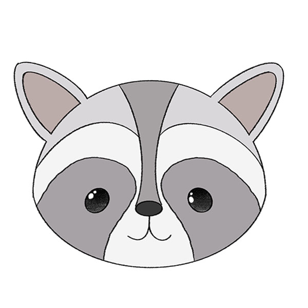 How to Draw a Raccoon - Easy Drawing Tutorial For Kids