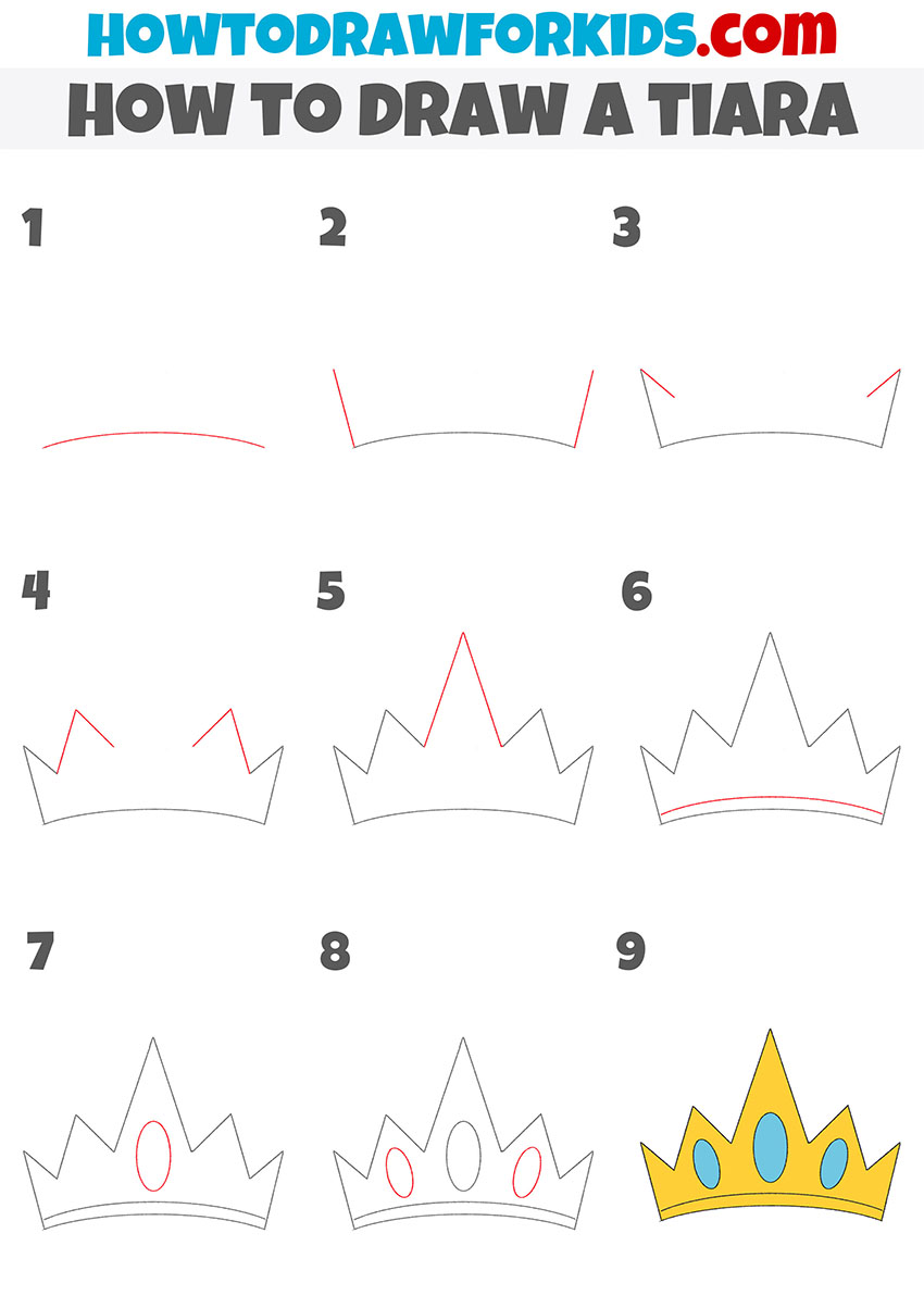 How To Draw A Tiara