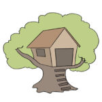 How to Draw a Treehouse