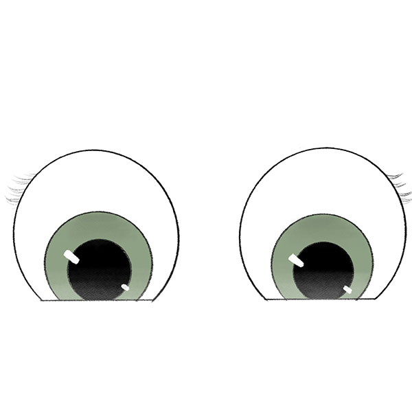 How to Draw Eyes Looking Down