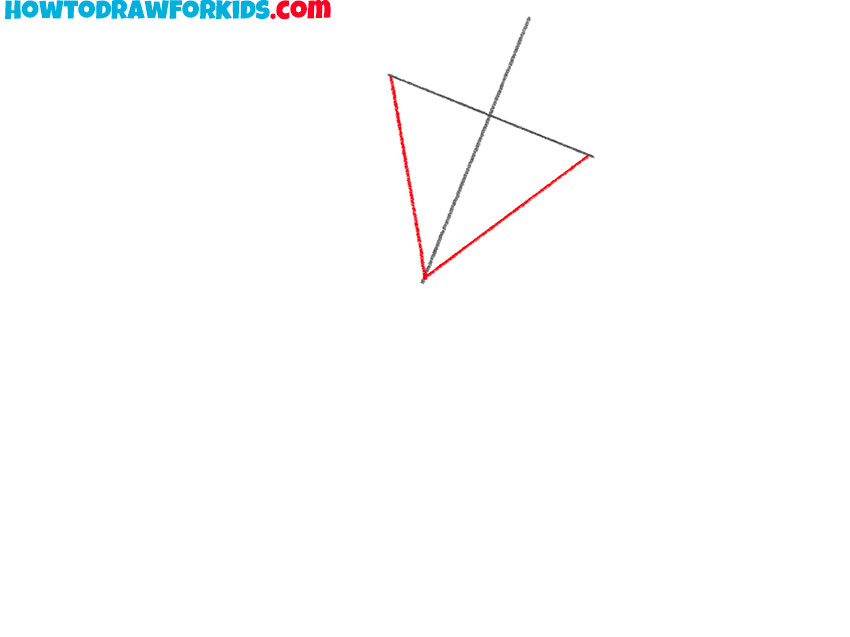 how to draw a kite shape
