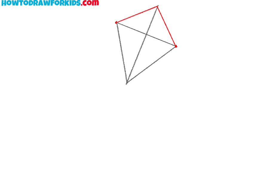 how to draw a kite geometry