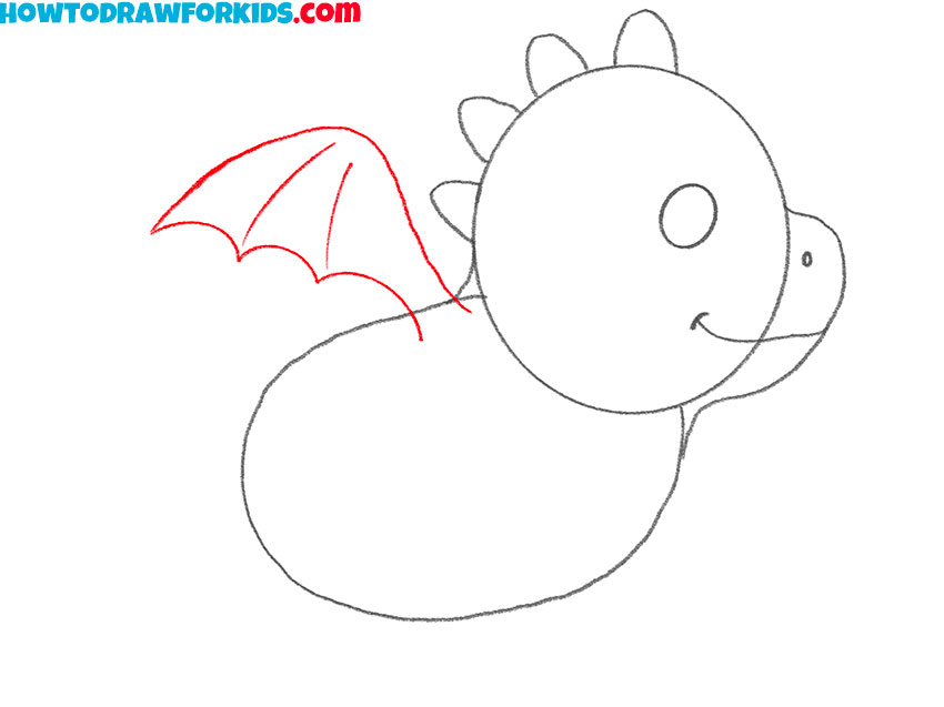 how to draw a cute cartoon dragon