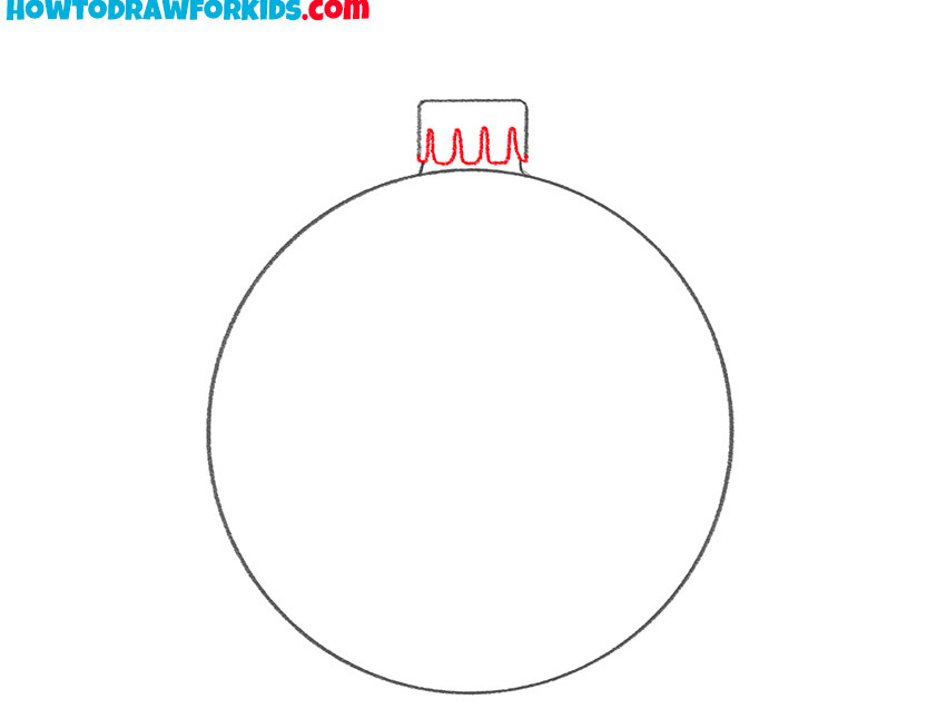 how to draw a realistic christmas ornament