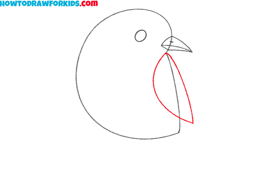 bluebird drawing easy