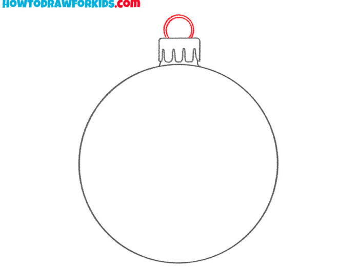 How to Draw a Christmas Ornament Easy Drawing Tutorial For Kids