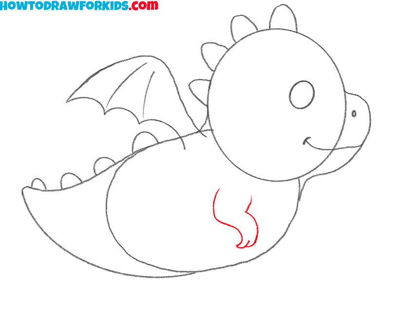 how to draw a funny cartoon dragon