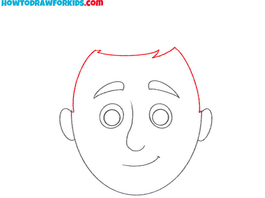 how to draw a face for kids