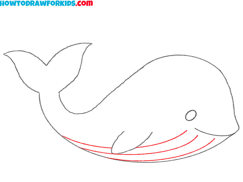 blue whale drawing cute