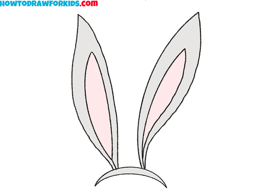 bunny ears drawing guide