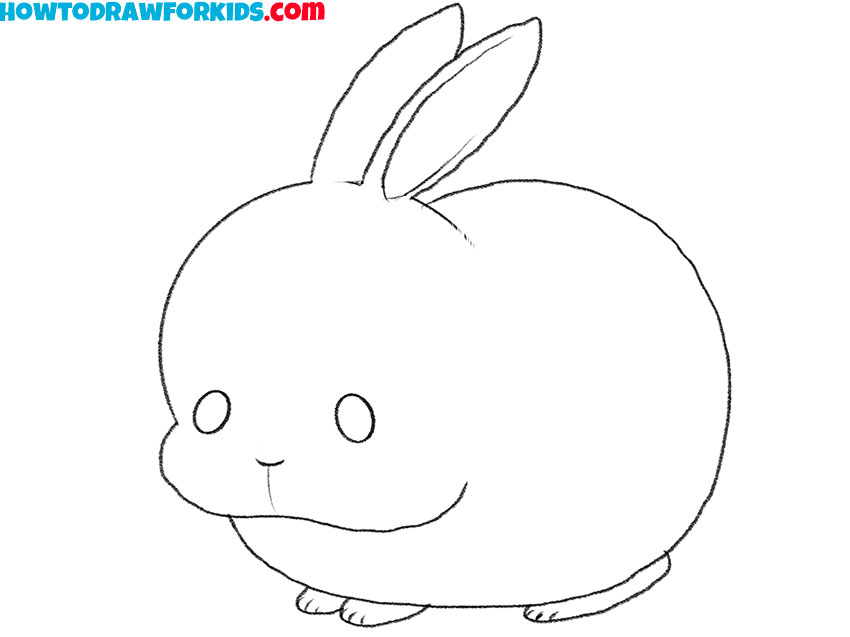 how to draw a realistic bunny for beginners