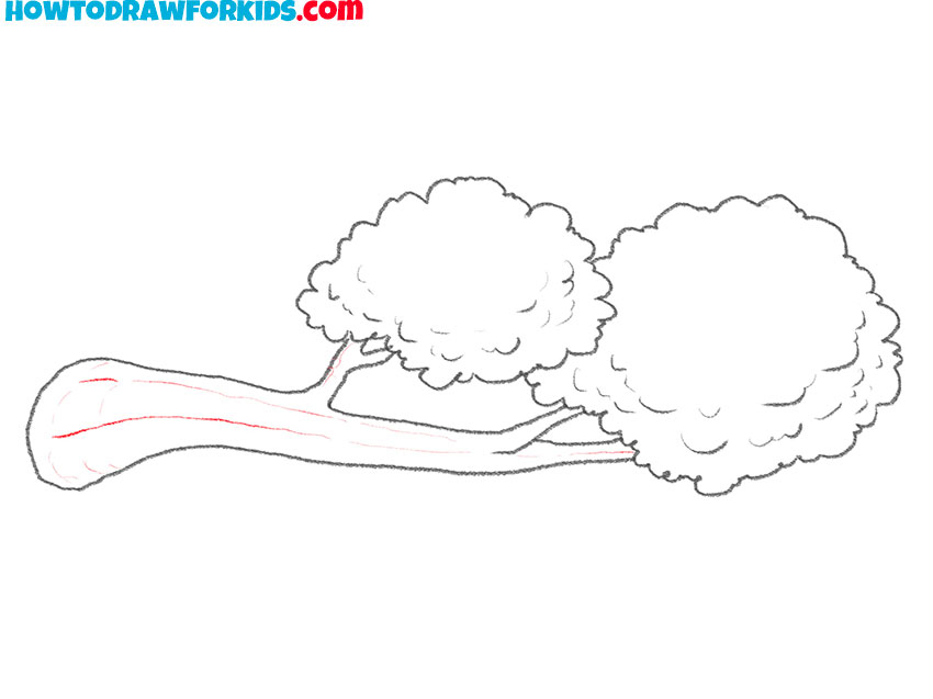realistic tree branch drawing