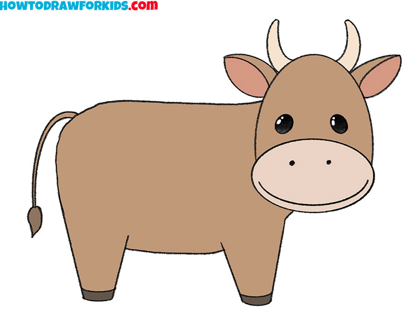 cute cartoon cow