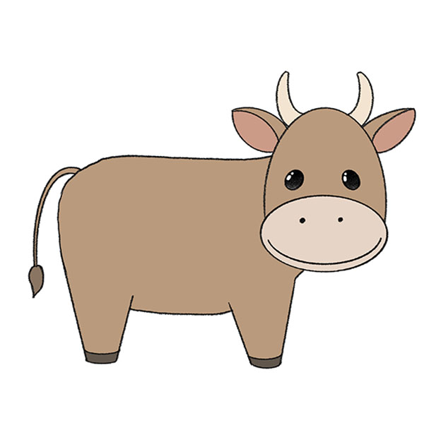 Cute Cow Drawing | TikTok-saigonsouth.com.vn