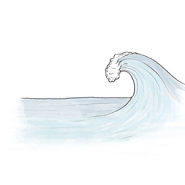 How to Draw a Wave on Water Easy Drawing Tutorial For Kids