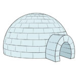 How to Draw an Igloo Step by Step