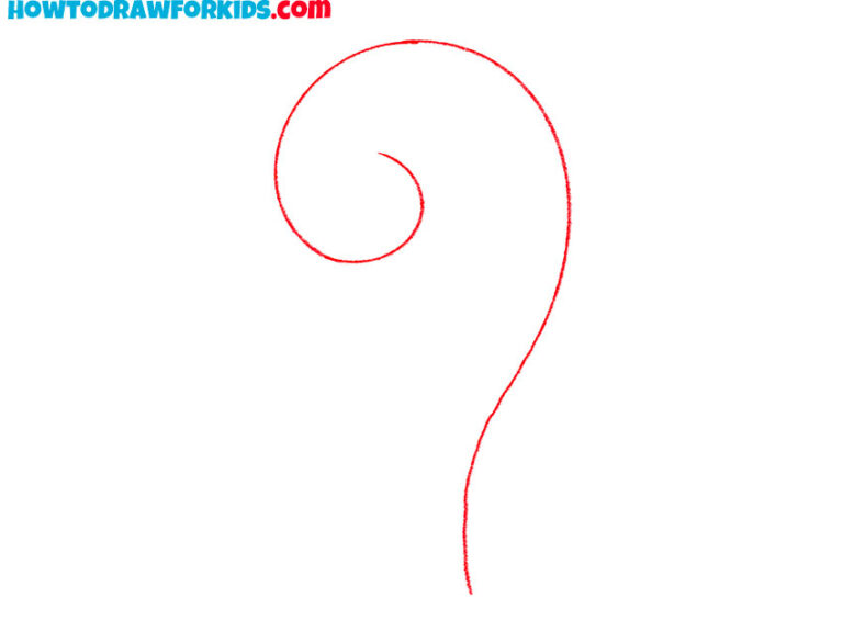 How to Draw a Tentacle Easy Drawing Tutorial For Kids