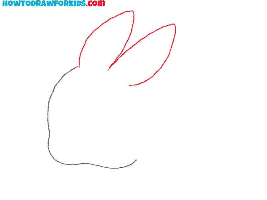 how to draw an easy cute bunny