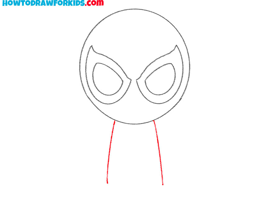 how to draw spiderman for kids