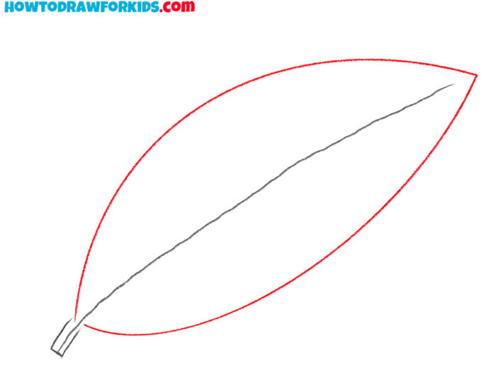 How to Draw a Holly Leaf Easy Drawing Tutorial For Kids