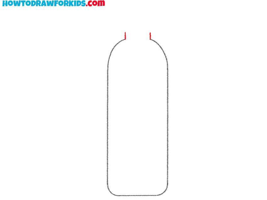 how to draw a bottle easy