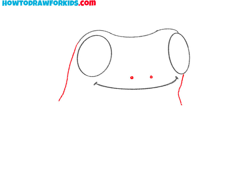 how to draw a cute simple frog