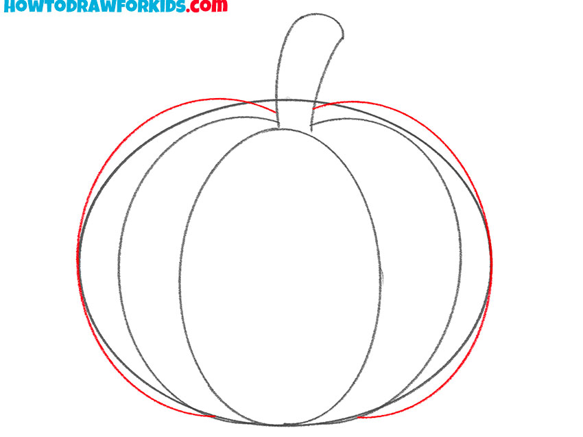 cute pumpkin drawing easy