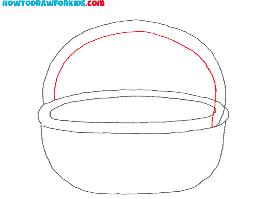how to draw a 3d basket