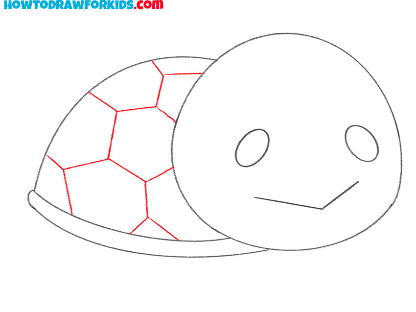 how to draw a baby tortoise