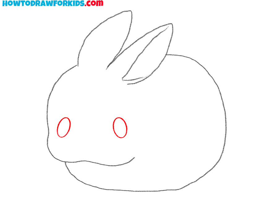 how to draw a bunny very easy