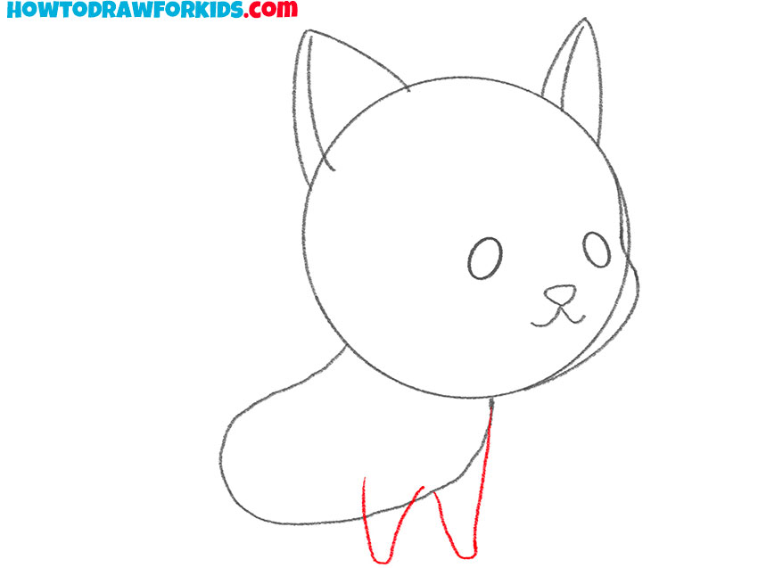 how to draw a cat cute