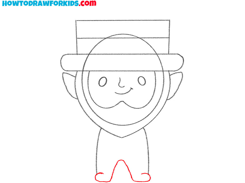 how to draw a leprechaun realistic