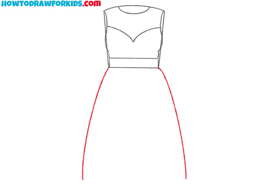 how to draw a realistic wedding dress