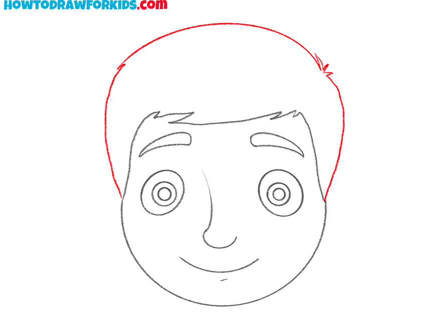 how to draw a simple human face