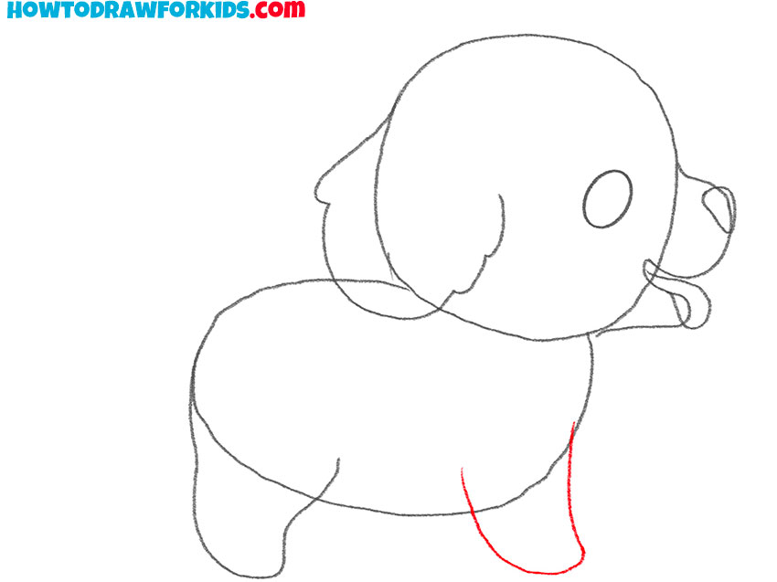 puppy drawing for kids
