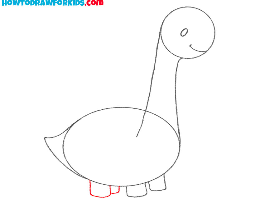 dinosaur drawing cartoon step by step