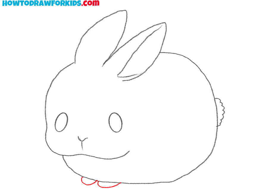 easy bunny drawing tutorial