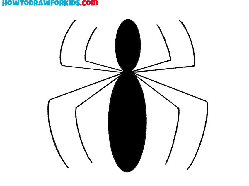 How to Draw a Spider for Kids Step by Step | Drawing lessons for kids,  Drawing images for kids, Easy drawings for kids